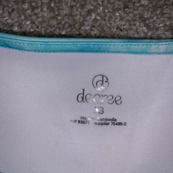 decree green & blue top size XS - Picture 6 of 7